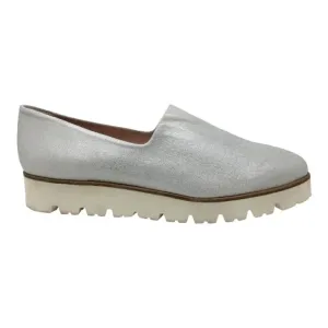 44833 - White Soft Leather Slip On for Teen/Women by Pretty Ballerinas