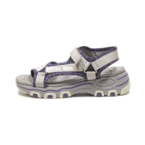 Bench. Platform Sandals Canvas Grey Colour For Women