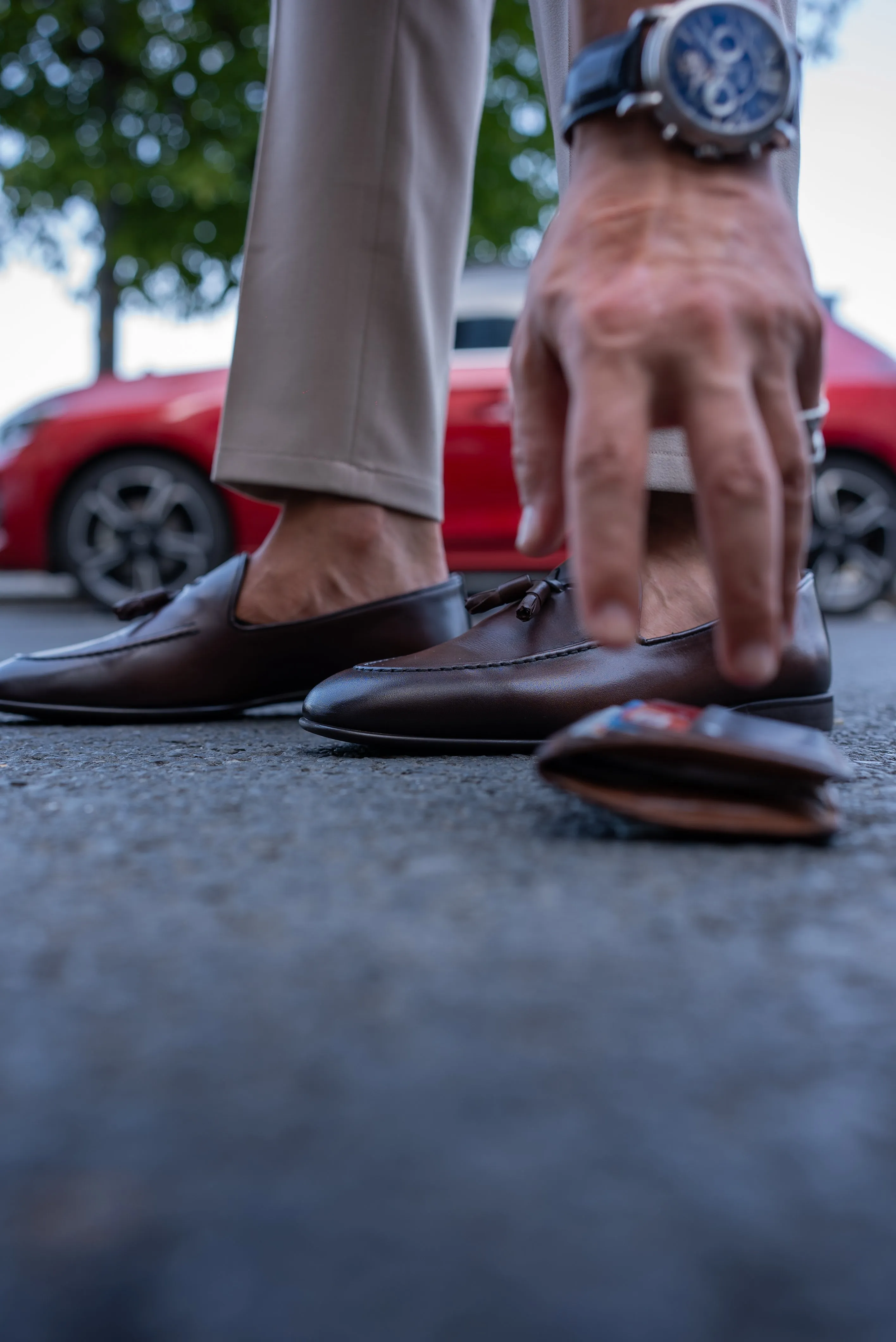 Brabion Bravo Brown Tassel Loafers - Elegant Leather Footwear