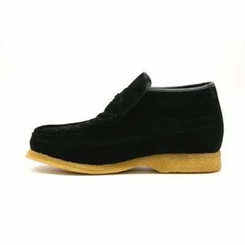 British Walkers Liberty Men's Black Suede Slip On