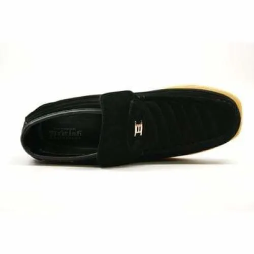 British Walkers Liberty Men's Black Suede Slip On