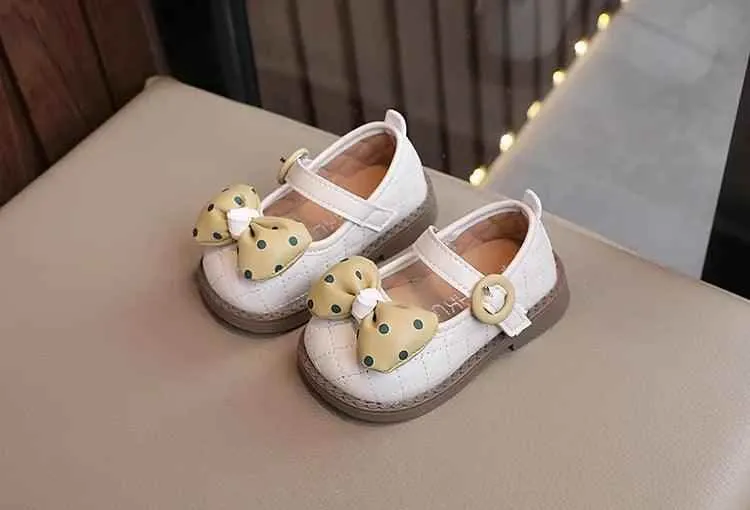 Children's Casual Shoes with Polka Dots and Bows - TSS283