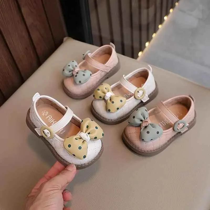 Children's Casual Shoes with Polka Dots and Bows - TSS283