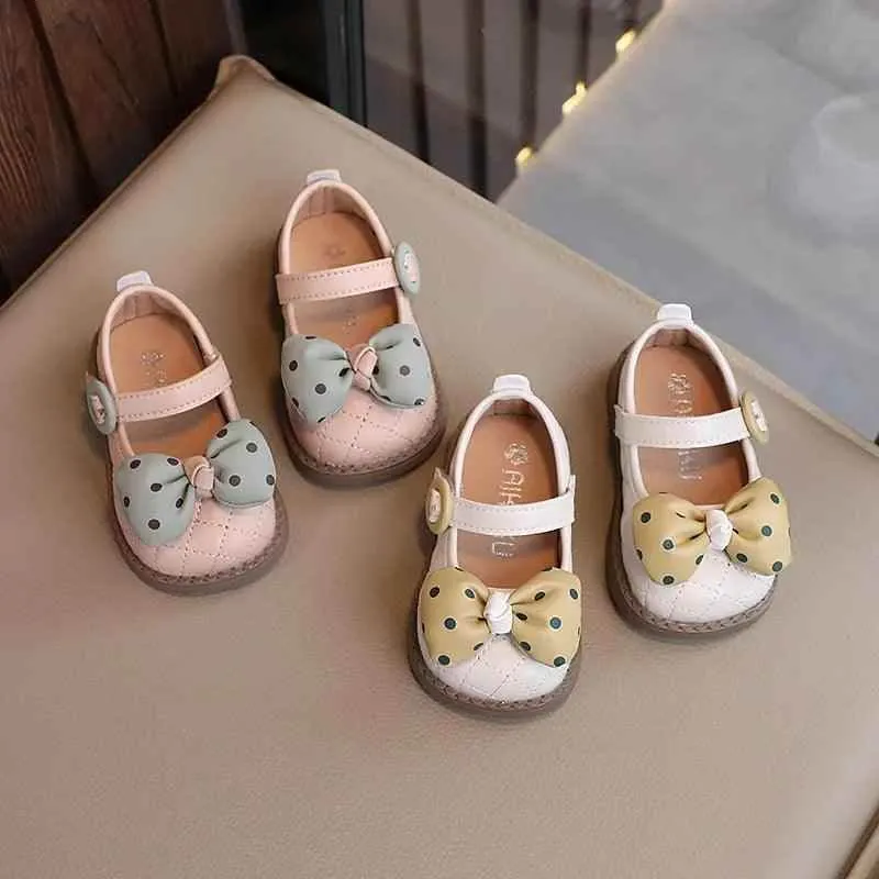 Children's Casual Shoes with Polka Dots and Bows - TSS283