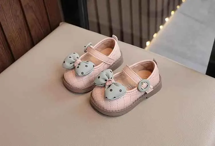 Children's Casual Shoes with Polka Dots and Bows - TSS283