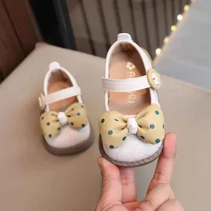 Children's Casual Shoes with Polka Dots and Bows - TSS283