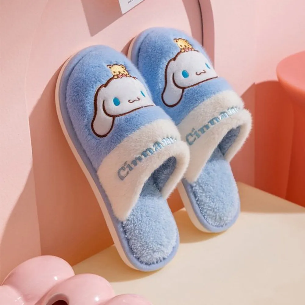 Cinnamoroll Two Tone Fur Slippers