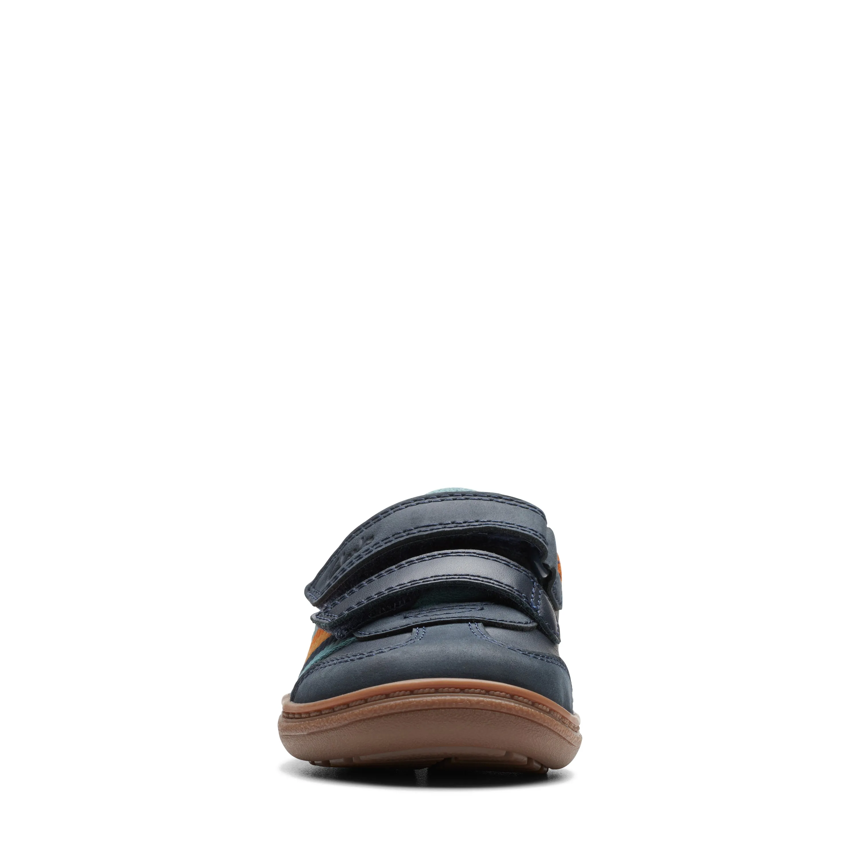 Clarks Boys Shoe Flash Den T Navy Combi