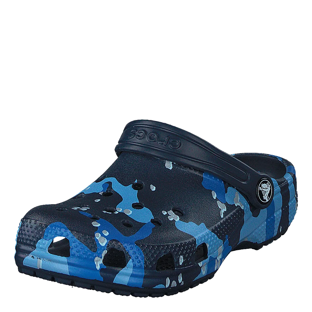 Classic Camo Clog K Navy/multi