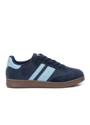 Colour Block Sneaker - Navy/Blue