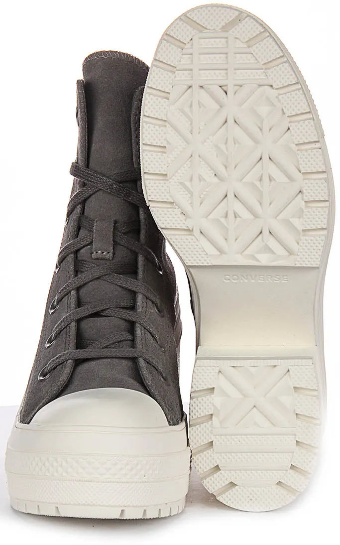 Converse Chuck 70 De Luxe A12327C In Grey White For Women