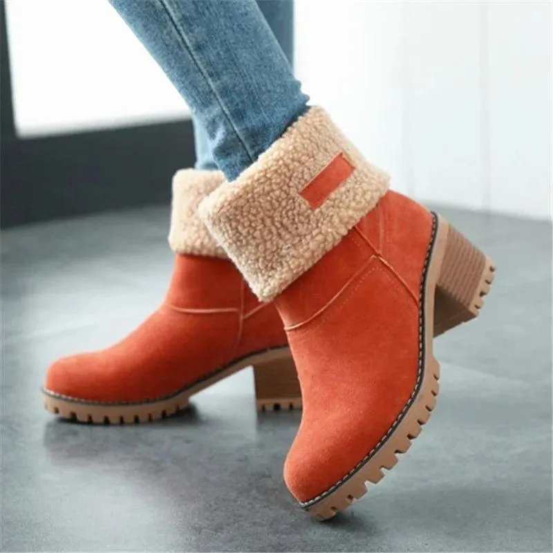 COZY CHIC WINTER BLISS FAUX FUR SNOW BOOTS