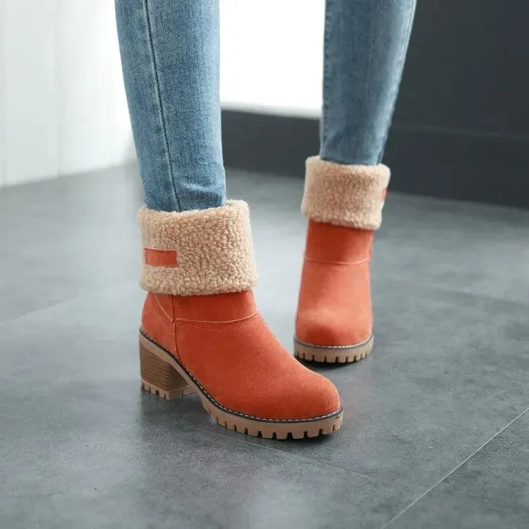 COZY CHIC WINTER BLISS FAUX FUR SNOW BOOTS