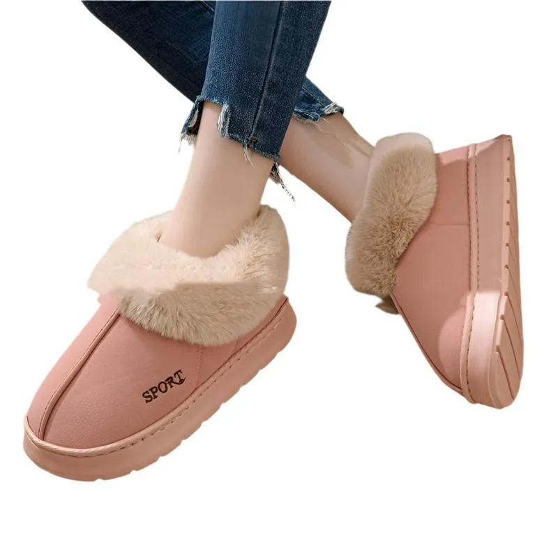 Cozy Non-Slip Comfortable Indoor Faux Fur Slippers For Women