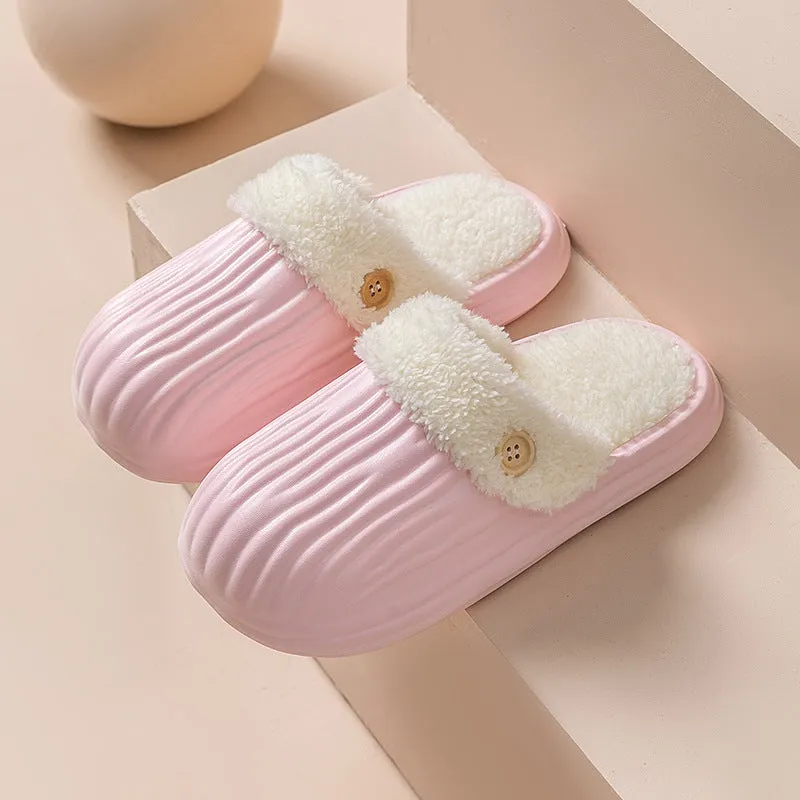 CozySwap:  Indoor-Outdoor Slippers with Detachable Fur