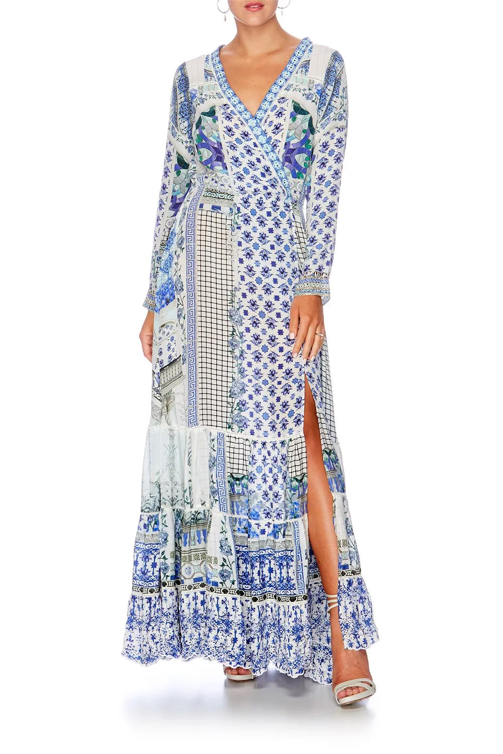 CROSS FRONT MAXI DRESS SALVADOR SUMMER