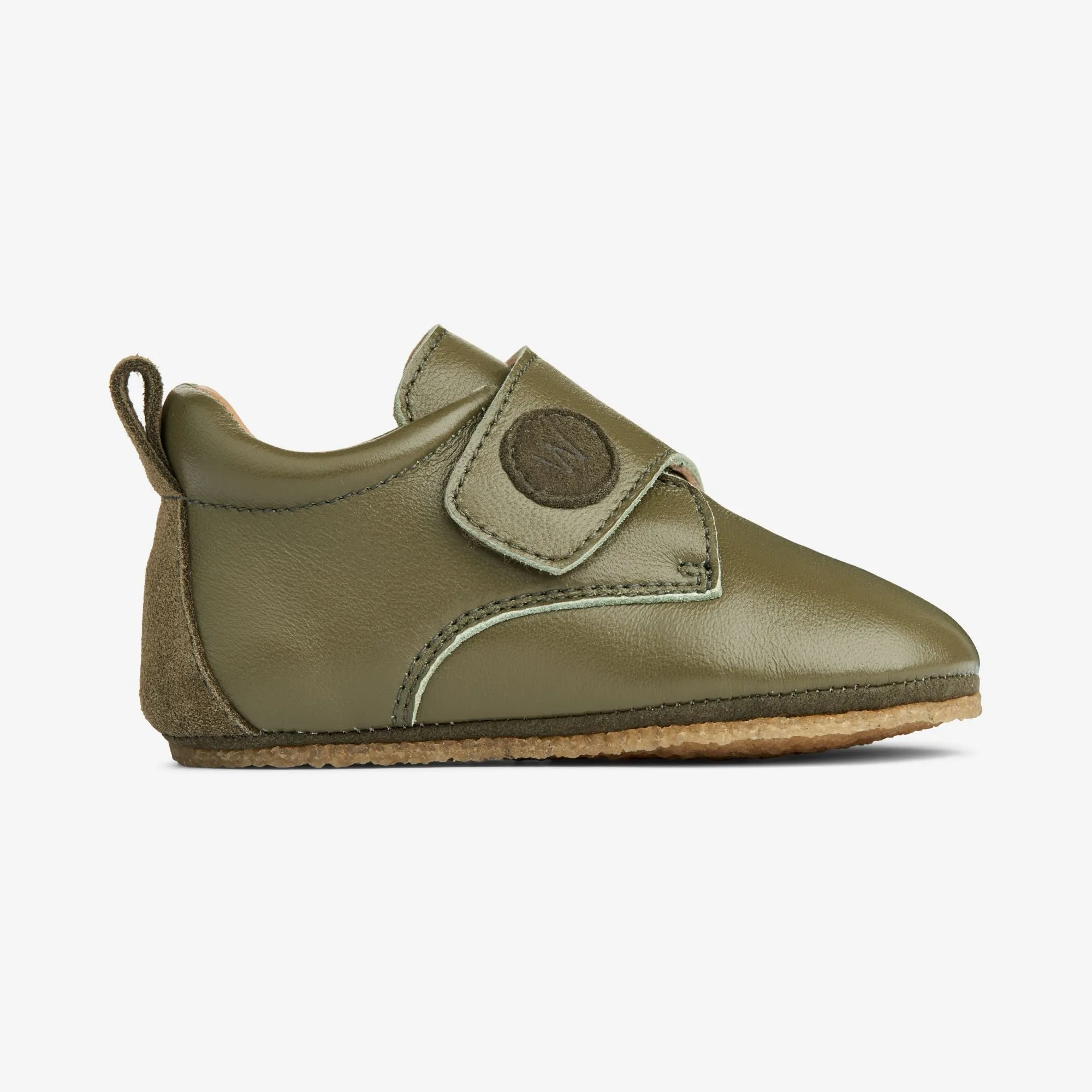 Dakota Leather Home Shoe | Baby - dark green