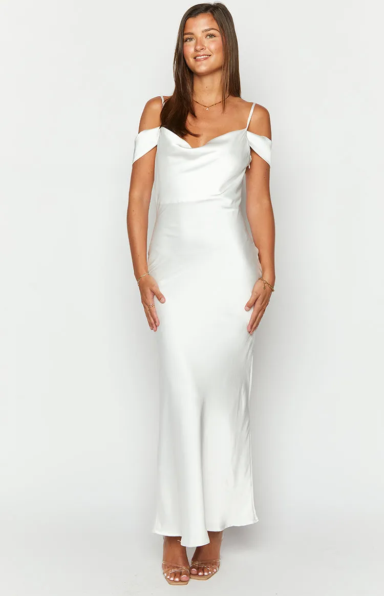 Darby White Maxi Formal Dress