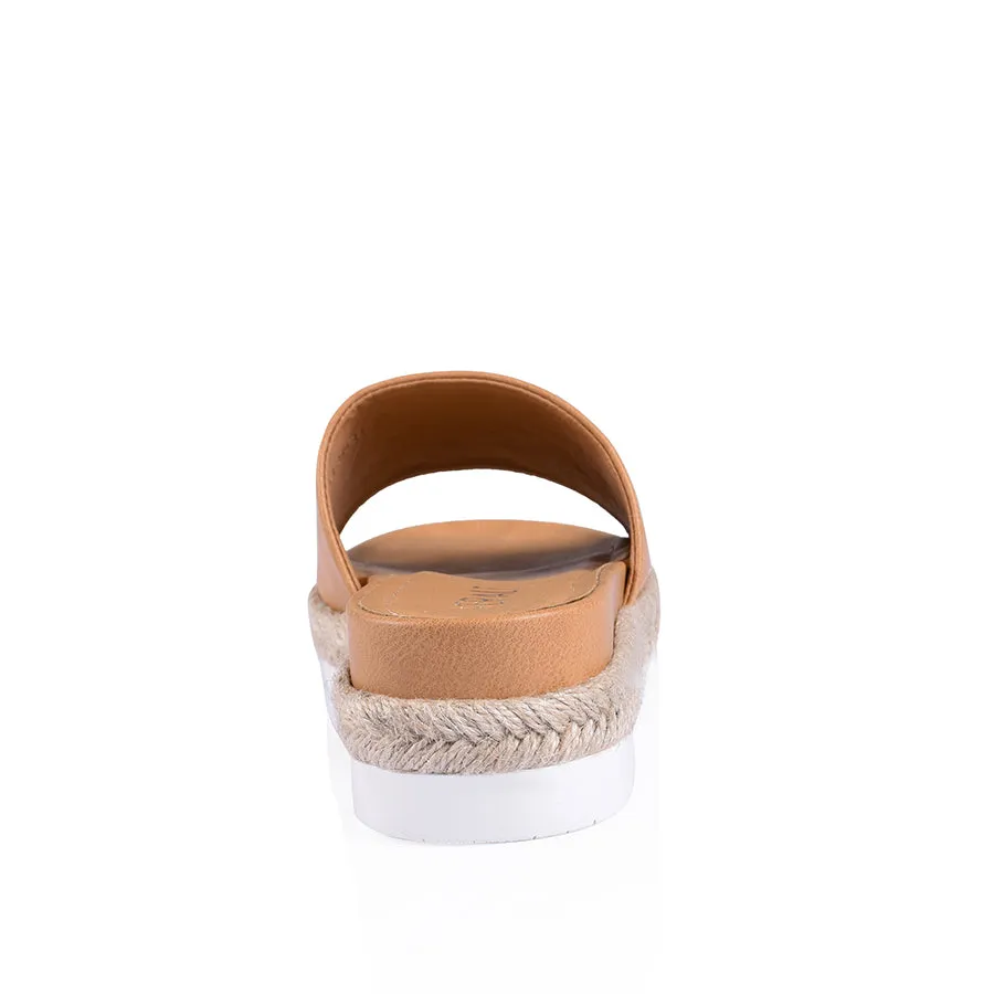 Declan Footbed Slides - Caramel Softee