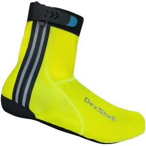 DexShell Adults High Visibility Cycling Over Shoes - Yellow