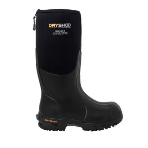 Dryshod Men's Mudcat High Rubber Boot - Black/Orange MDC-MH-BK