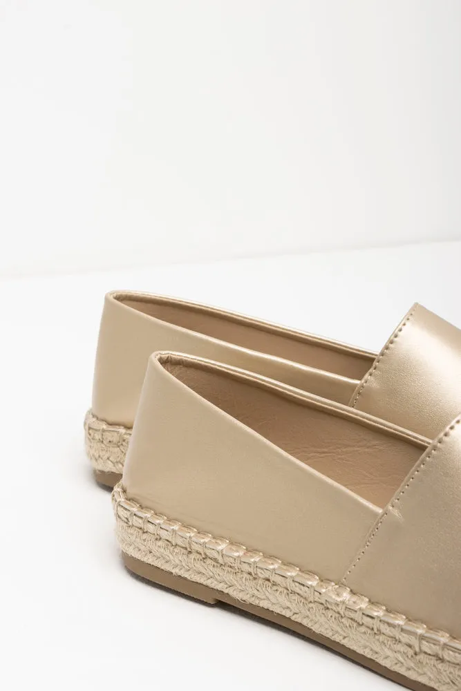 Espadrille Gold