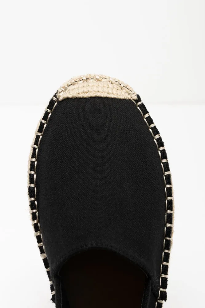 Espadrille Shoe Black