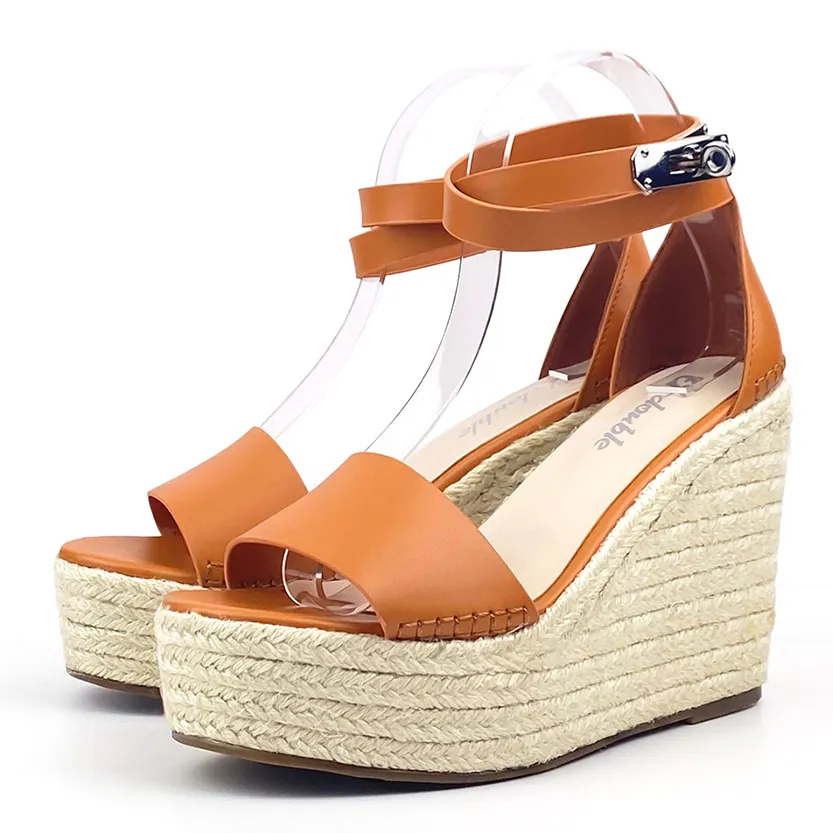 Funki Buys | Shoes | Women's Genuine Leather Wedge Sandals