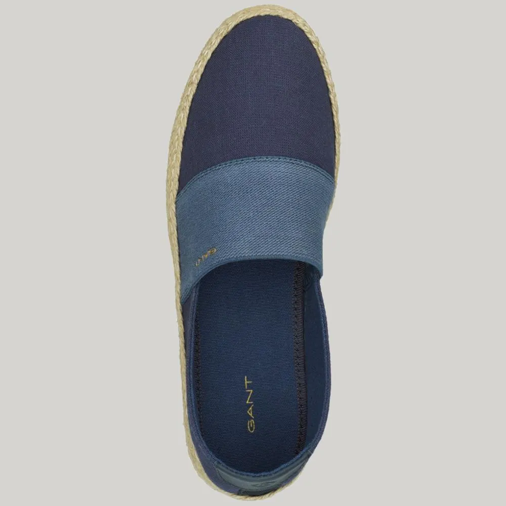 Gant Footwear  Women's Raffiaville Espadrille Blue M