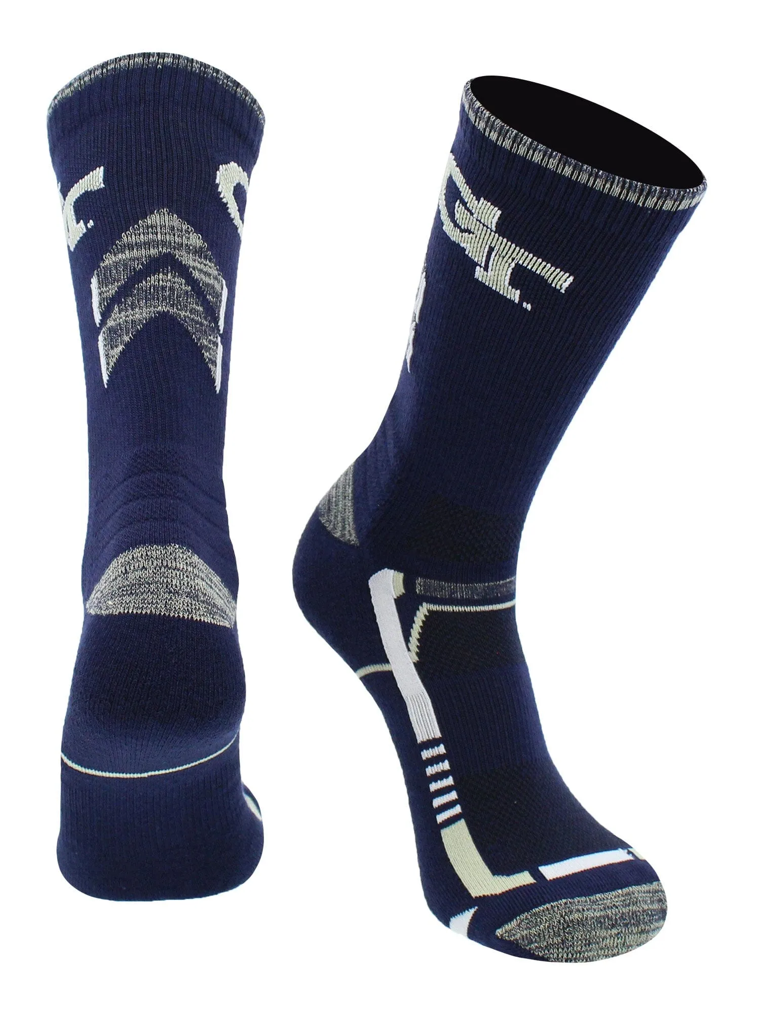 Georgia Tech Yellow Jackets Socks Georgia Tech University Yellow Jackets Champion Crew Socks