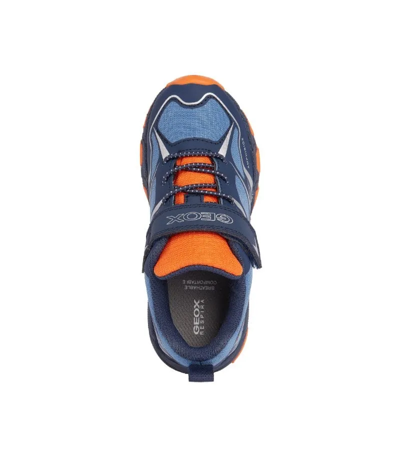 Geox Boys Navy Waterproof Thermal Amphibiox Trainer Magnetar ABX - J453ZC