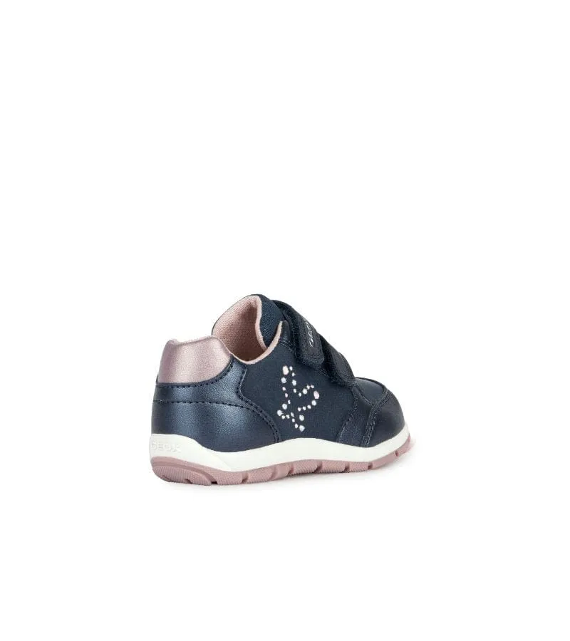 Geox Navy Infant Girls Runners B263YA