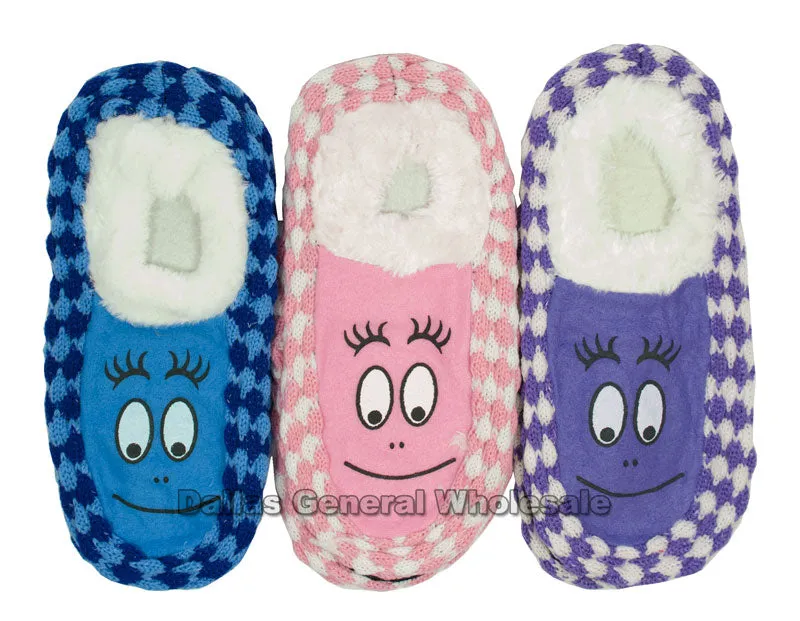 Girls Fur Insulated Sock Slippers Wholesale