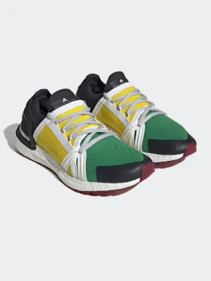 Green and Yellow Ultraboost 20 Trainers