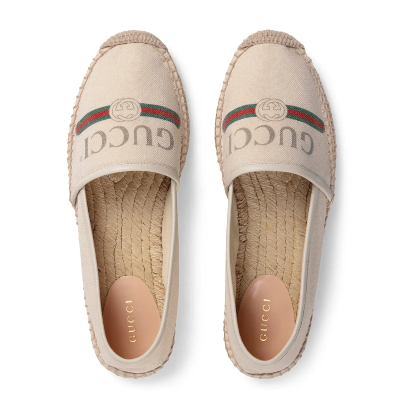 Gucci Logo Canvas Espadrille