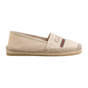 Gucci Logo Canvas Espadrille