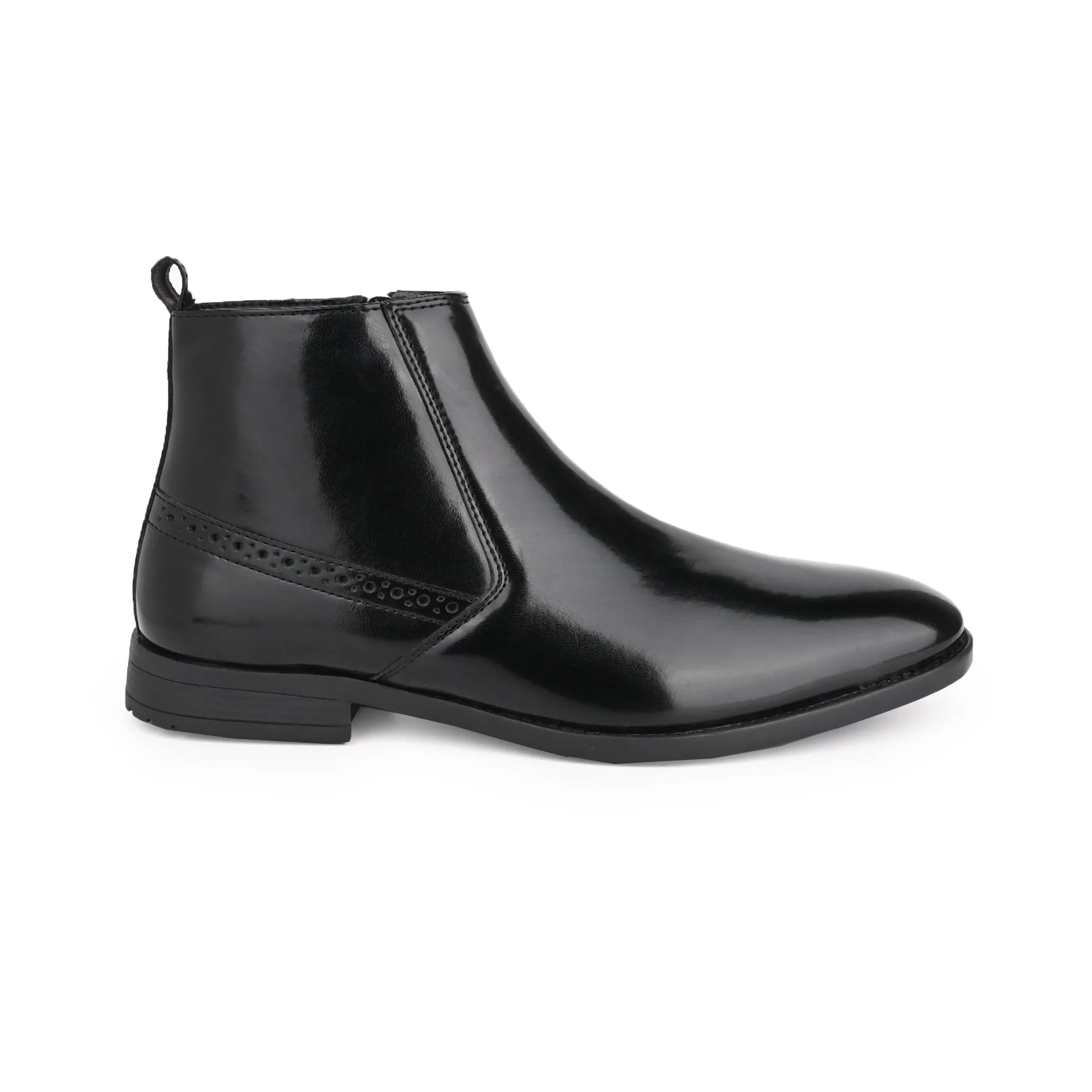 Hydes N Hues Men Black Semi-Formal Boots