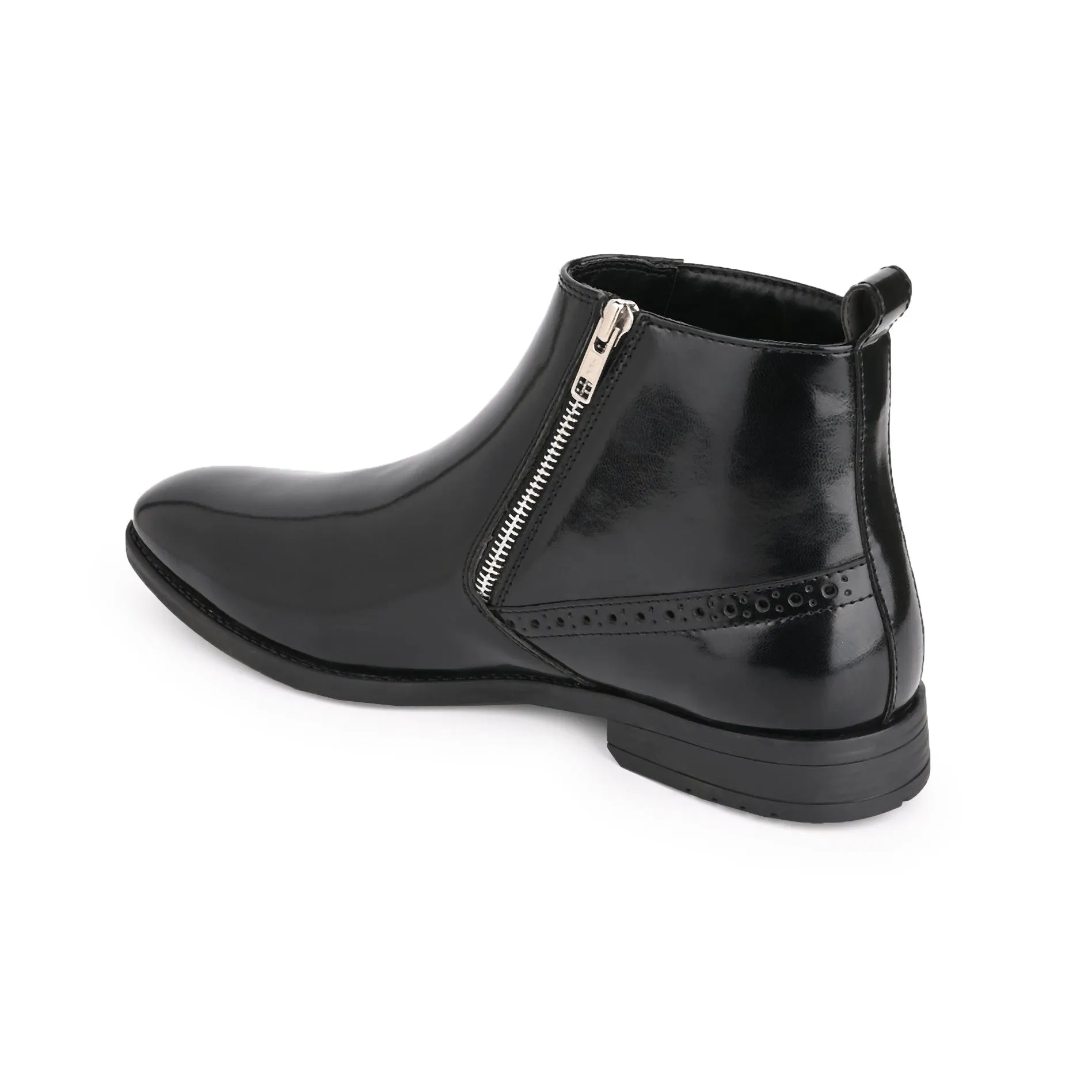 Hydes N Hues Men Black Semi-Formal Boots