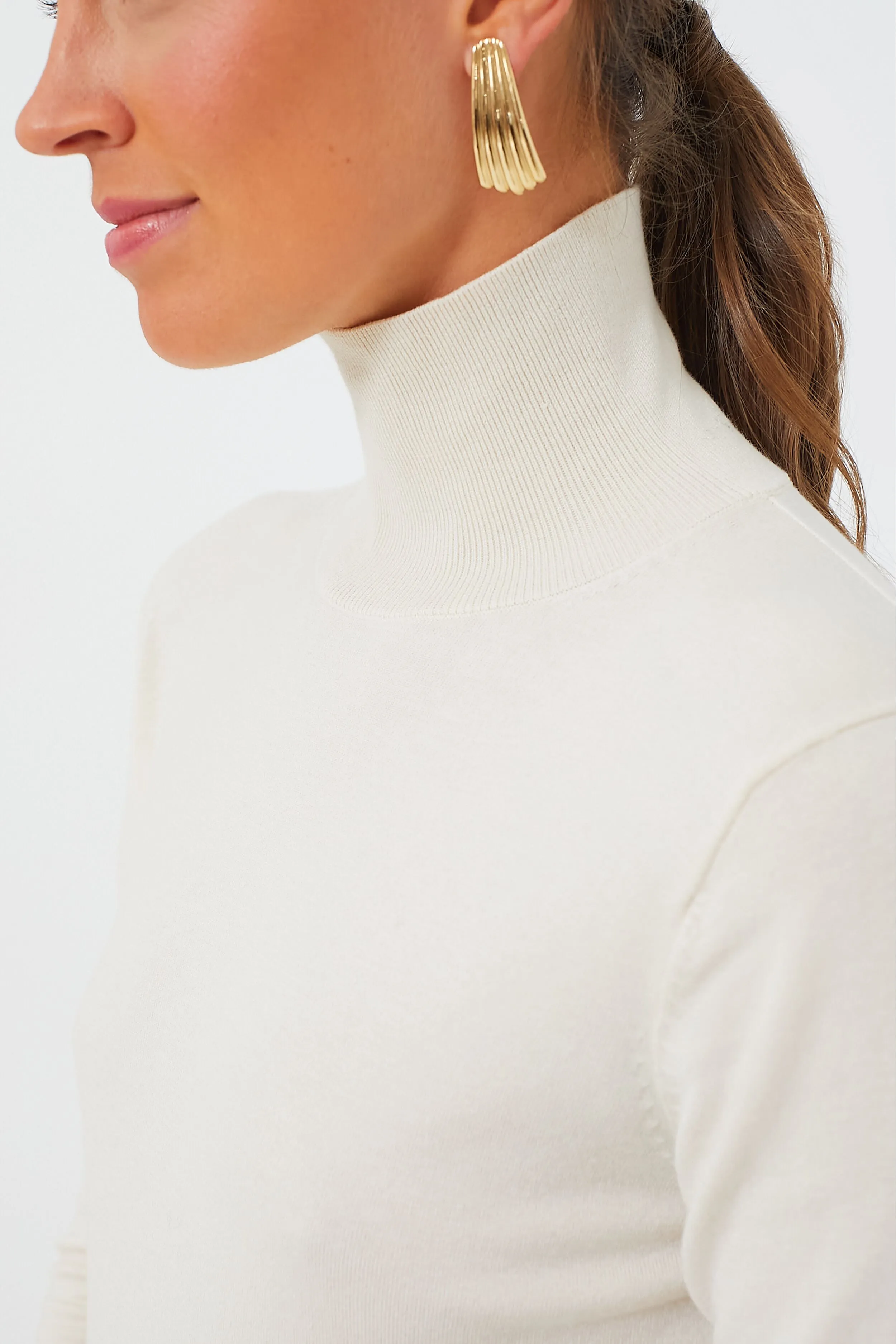 Ivory Kiku Turtleneck