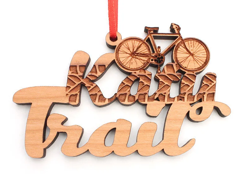 Katy Depot Bike Custom Text Ornament