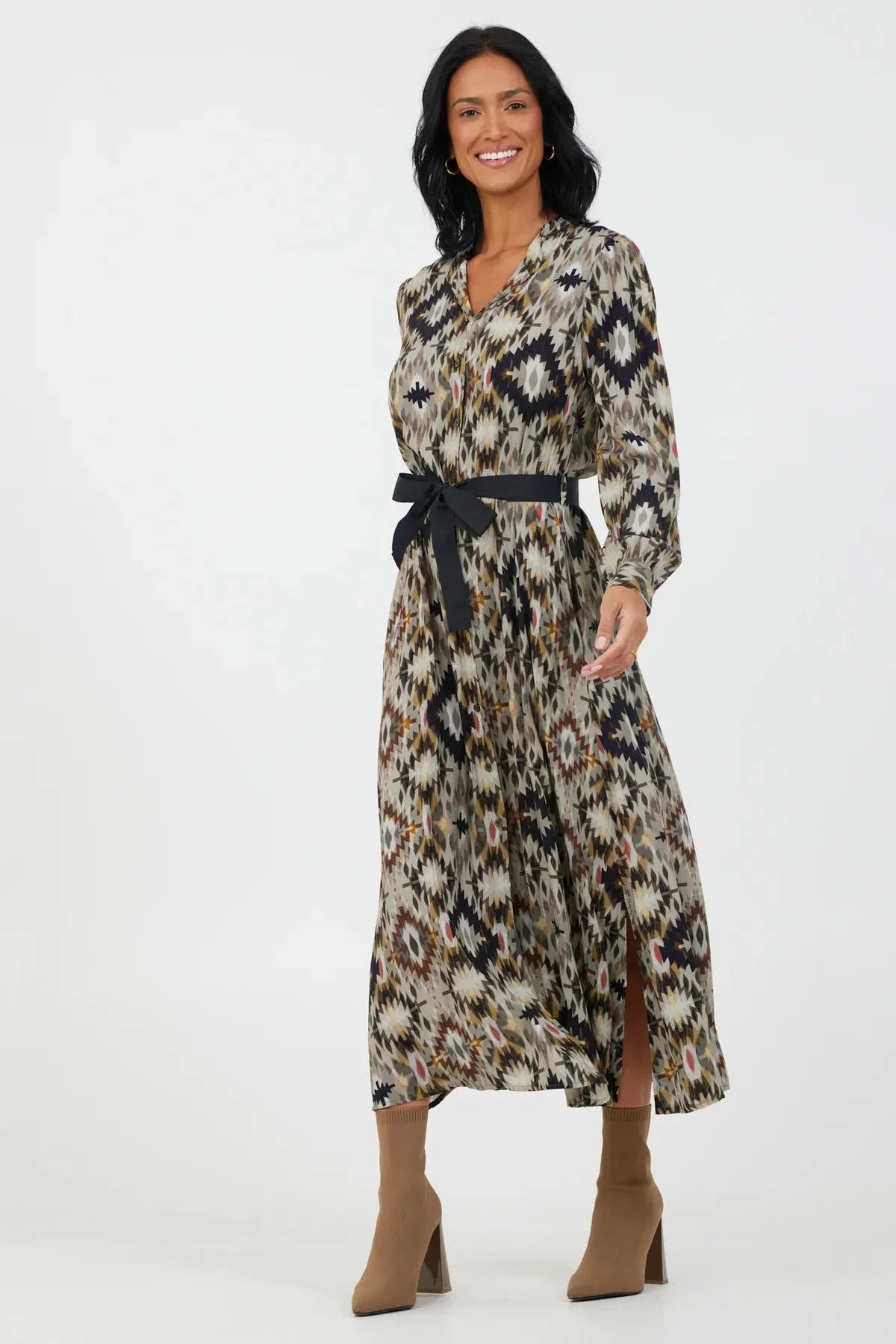 Keyli Print Shirtdress