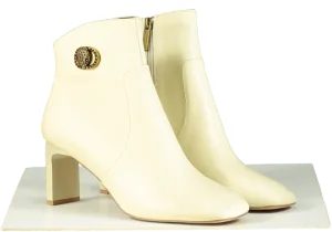 Kurt Geiger Cream Kensington Ankle Boots Size EU 41 UK 8