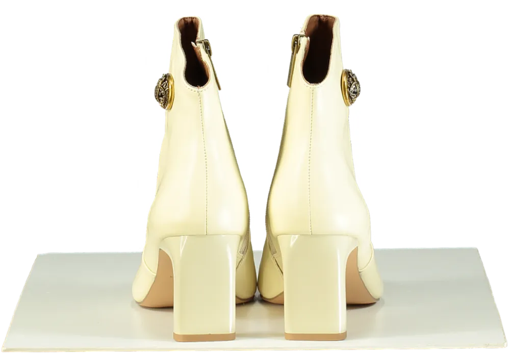 Kurt Geiger Cream Kensington Ankle Boots Size EU 41 UK 8