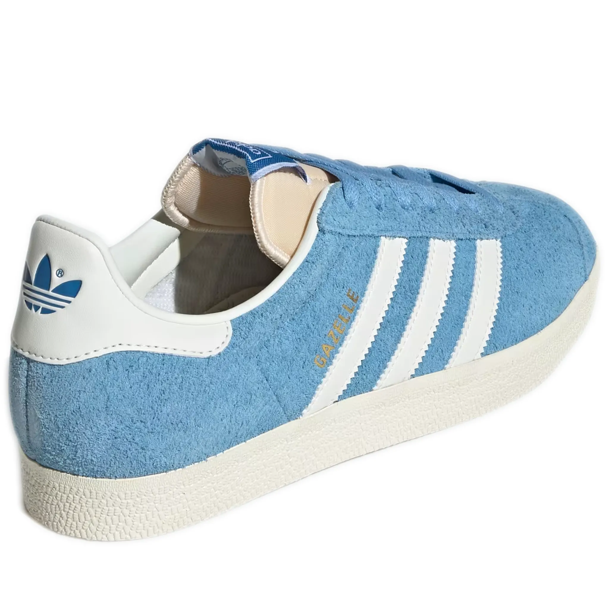 Men's Adidas Gazelle Shoes - Light Blue / Off White / Cream White