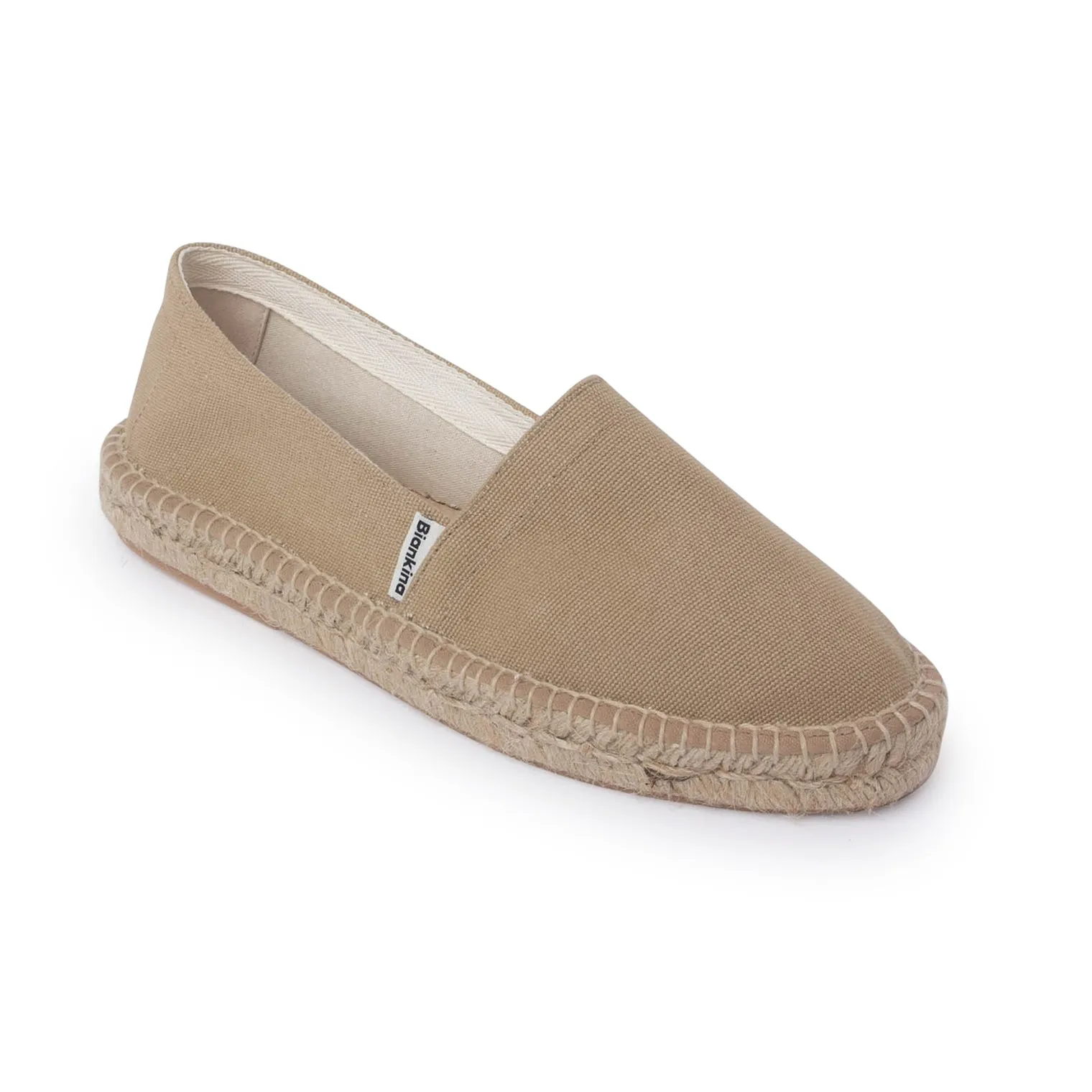 Mila Sustainable, Eco Friendly, Vegan Canvas Espadrille Flats - Sand