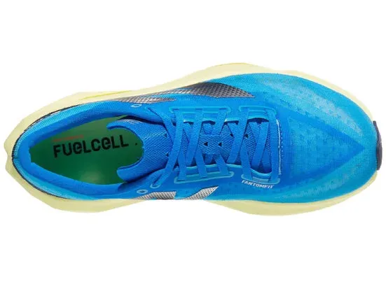 New Balance | FuelCell Rebel v4 | Men's | Spice Blue/Limelight/Blue Oasis