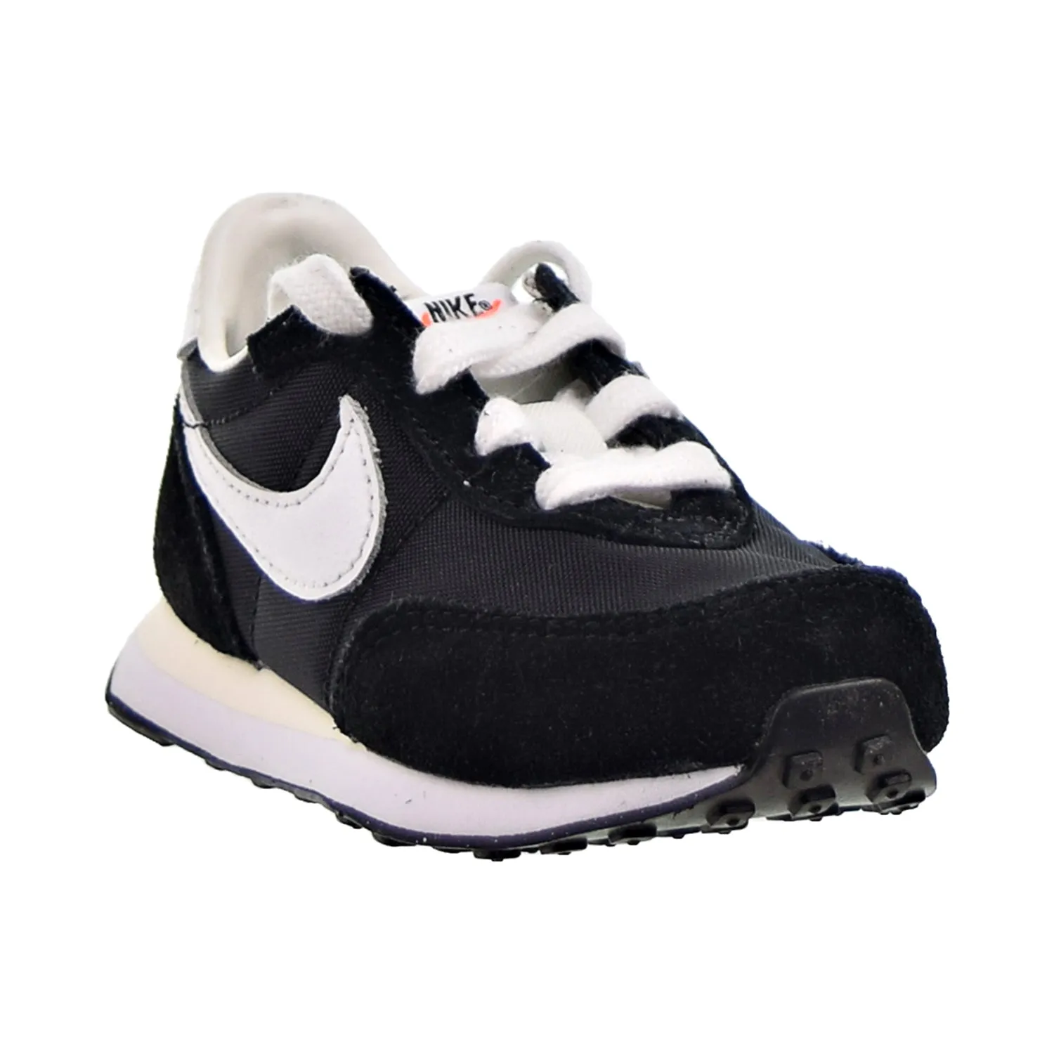 Nike Waffle Trainer 2 (TD) Toddler's Shoes Black-Sail-Total Orange