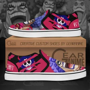 OP Ivankov Slip On Sneakers Custom Anime Shoes