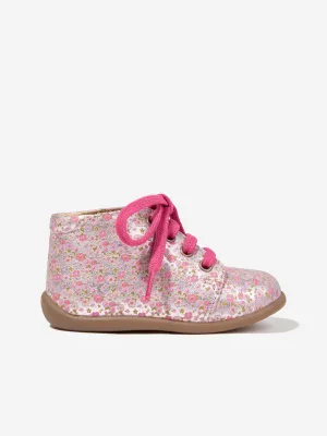 Pom D'Api Girls Liberty Stand Up Boots in Pink