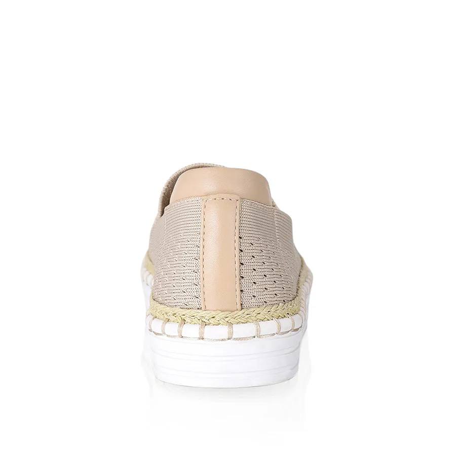 Queen Slip On Sneakers - Natural Knit